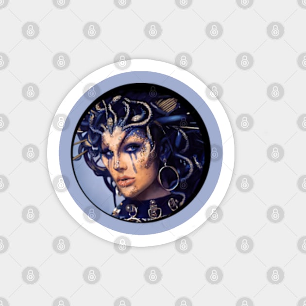 Medusa Makeup Sticker by xzaclee16